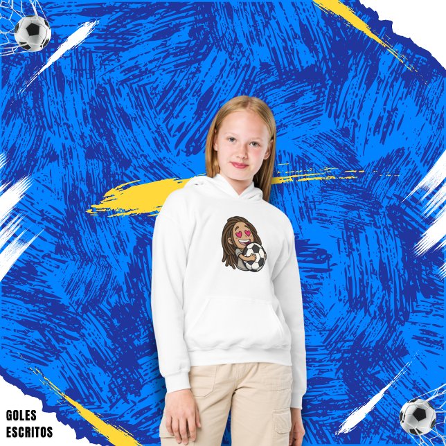 I love you football, woman with dreadlocks (Criador carregado)