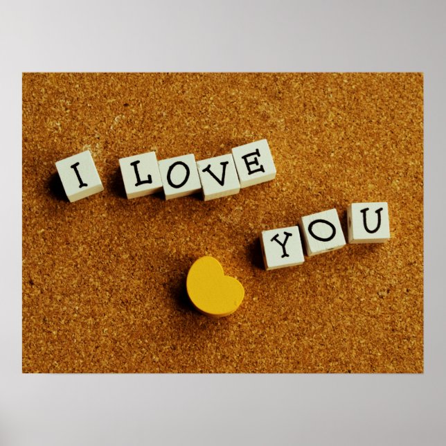 "I Love You" poster (Frente)