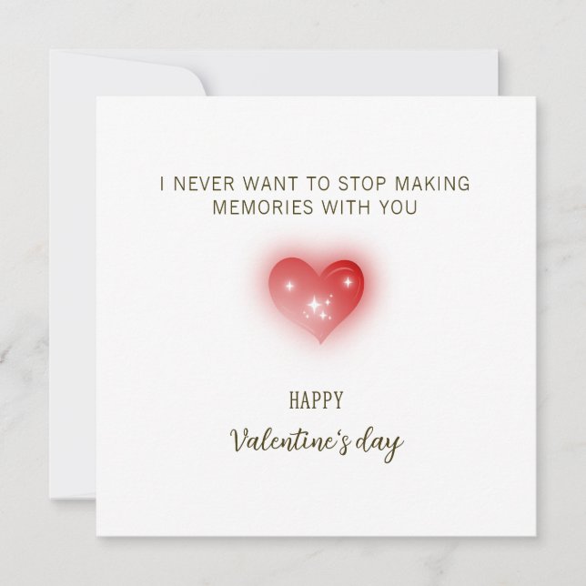 I Never Want to Stop Making Memories With You (Frente)