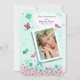 I Santa Comunhão Floral | Convites para Fotografia