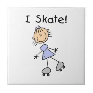 I Skate - Rapariga Roller Skater