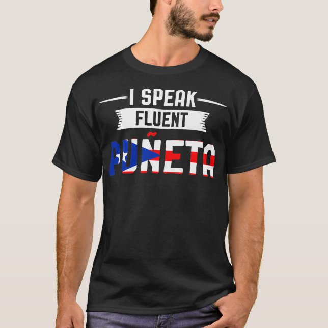I speak fluent Puneta Puerto Rico Pullover  (Frente)