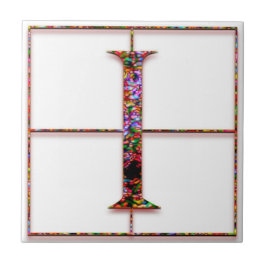 I Trajanus Red Custom Monographic Azulejo