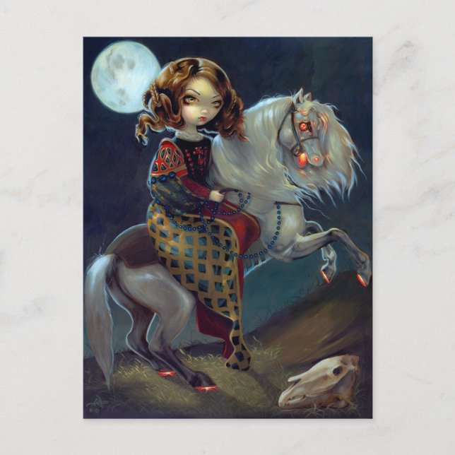 "I Vampiri:  Cartão postal de nota a cavalla (Frente)