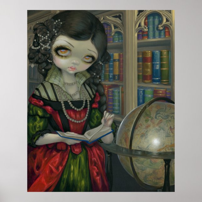 I Vampiri La Libreria ART IMPRESSÃO gótica arte de (Frente)