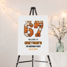 I Was 6 Now I’m 7 Basketball – 7th Birthday Party