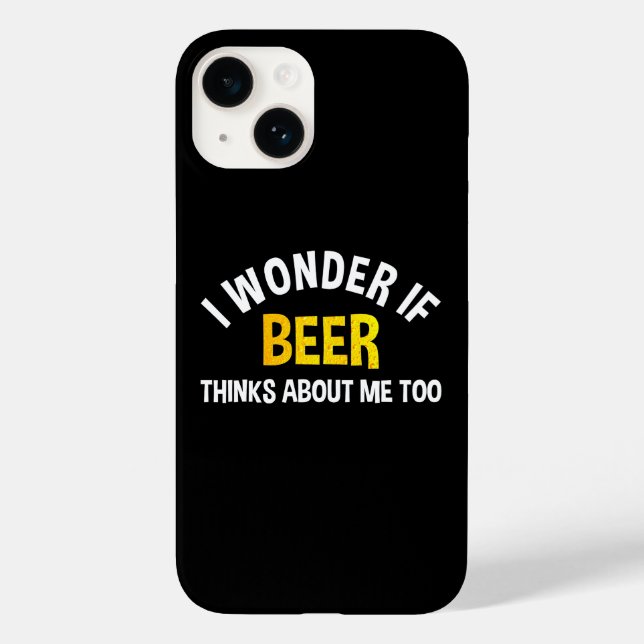 I Wonder If Beer Thinks About Me Too (Verso)
