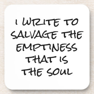 I Write Duro Plastic Porta copos