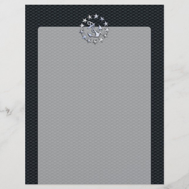 Iate náutico: Chrome Ensign on Grille Impressão (Frente)