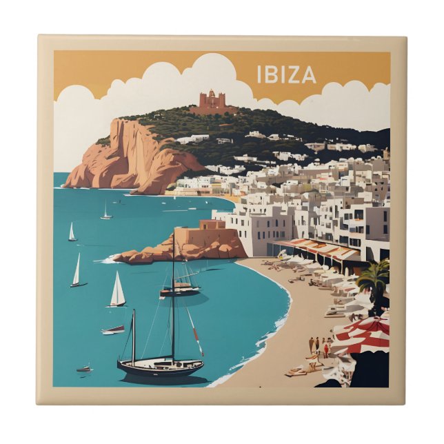 Ibiza, Poster de viagens Espanha (Frente)