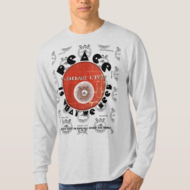 IBONELTD. A PAZ DE CAMISA É O QUE PRECISAMOS. r2 (Frente)