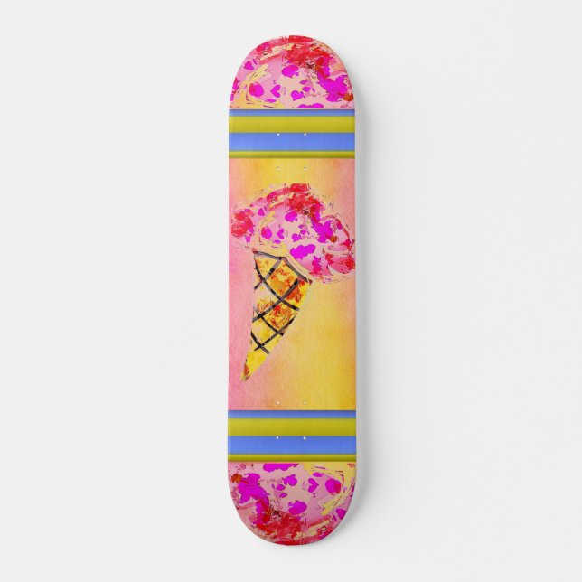 Ice Cream Cone Skateboard (Frente)