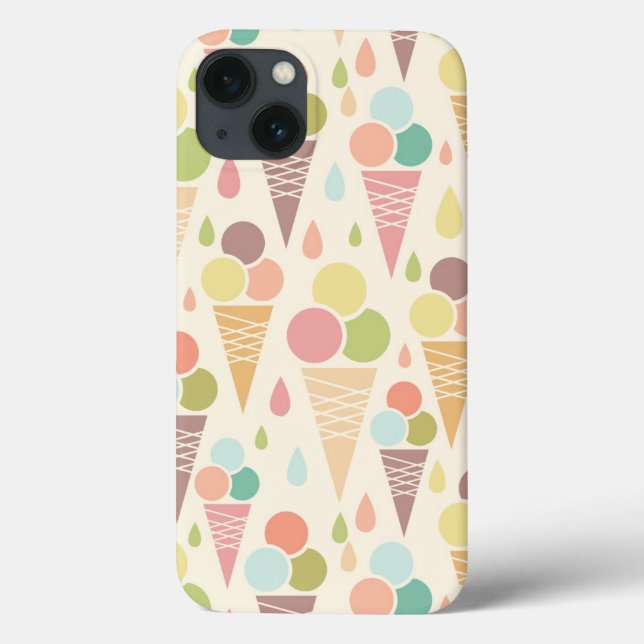 Ice cream cones pattern (Verso)