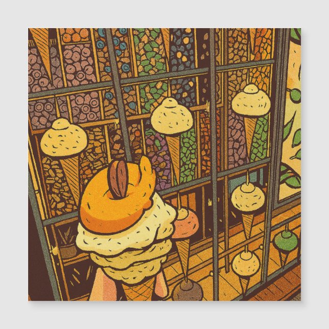 Ice Cream Parlor Cartoon (Frente)
