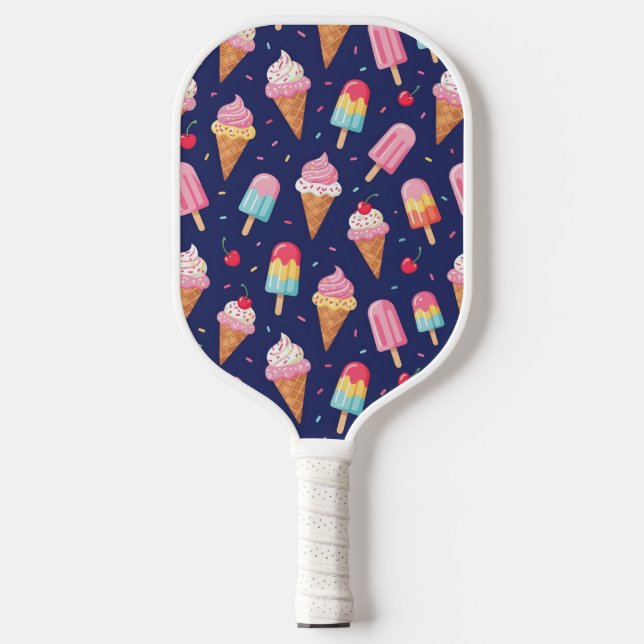 Ice cream, popsicles and cherries pattern (Front)