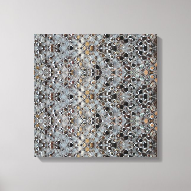 Ice Metal Fire II Stretched Canvas Print (Frente)