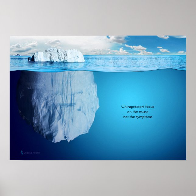 Iceberg Chiropractic Poster (Frente)