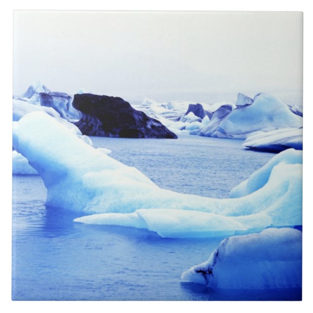 Icebergs na Lagoa Jokulsarlon (Frente)