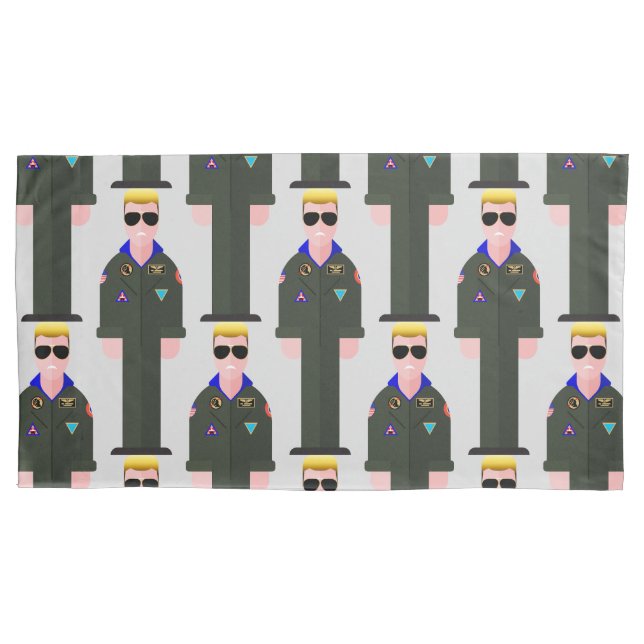 Iceman – 80s Movie Icon Pillowcase (Frente-Esquerda)