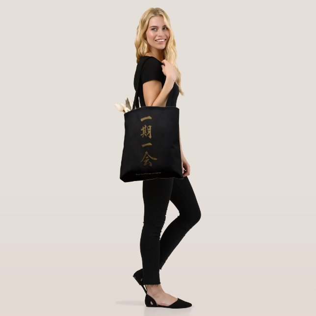 Ichigo Ichie | Japanese Zen Gold Tote Bag (No(a) Modelo)