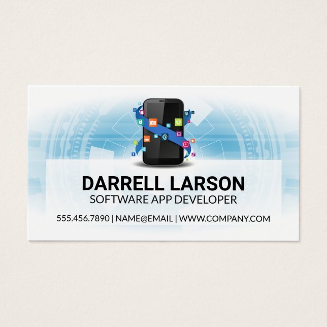 Ícone Aplicações Móveis | Tecnologia (Frente)