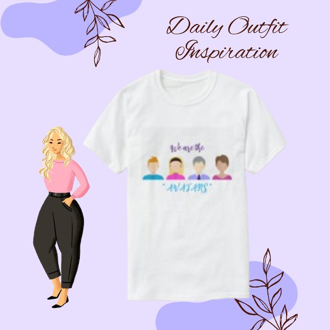 Ícone Avatar Camiseta Pop de Arte Masculina do Cli (Criador carregado)