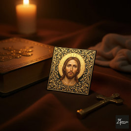 Ícone Bizantino de Cristo - Jesus