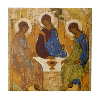 Ícone da Santíssima Trindade Rublev Presente Catól