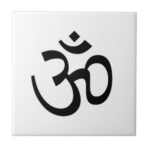 Ícone de contorno Om Aum, Símbolo de Hinduísmo,
