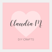 Ícone De Loja Etsy Artesanatos cor-de-rosa bonitos de Claudia