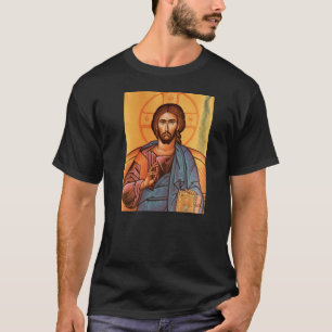 Ícone de luxe do cristo a camisa do salvador