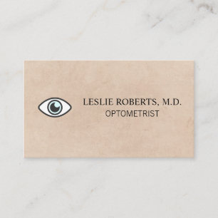 Ícone de Olho  Cartão de visita Optometrista