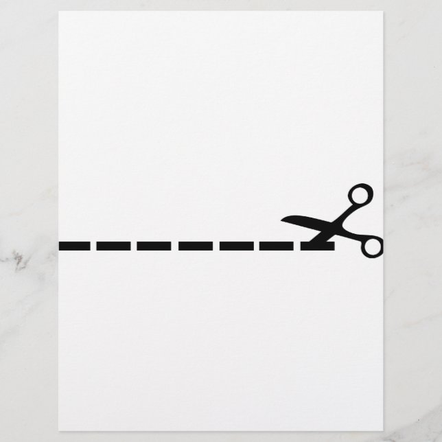 ícone de tesoura cortada (Frente)