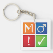 ícone do crachá ao3 chaveiro