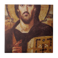 Ícone do cristão de Pantocrator do Jesus Cristo