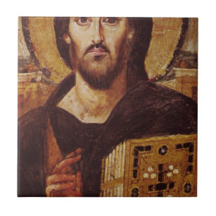 Ícone do cristão de Pantocrator do Jesus Cristo