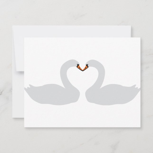 ícone dois cisnes brancos (Frente)