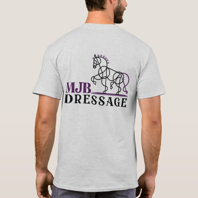 Ícone duplo de Dressage MJB Ícone T camisa (Verso)