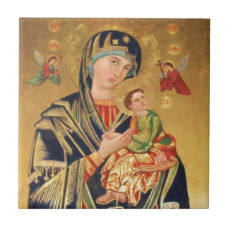 Ícone ortodoxo russo - Virgem Maria e bebê Jesus