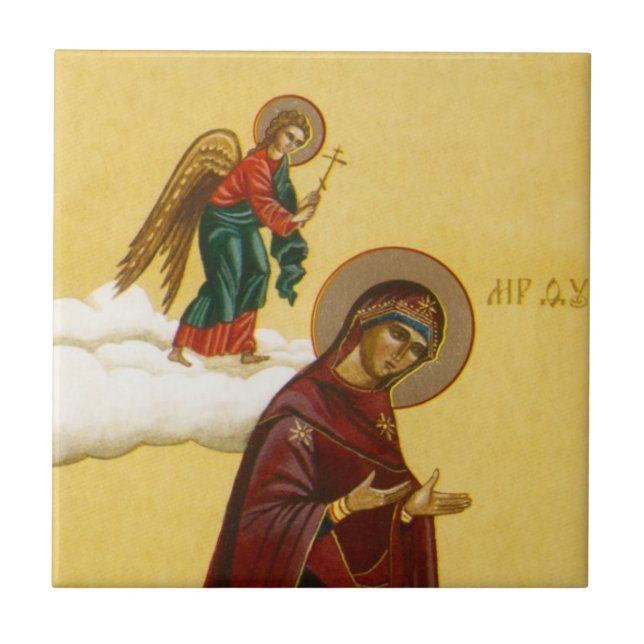 Ícone russo da Virgem Maria (Frente)