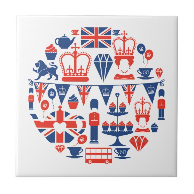 Ícones britânicos do jubileu (Frente)