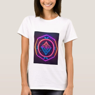 Ícones coloridos de DJs, Artesanatos, camiseta par