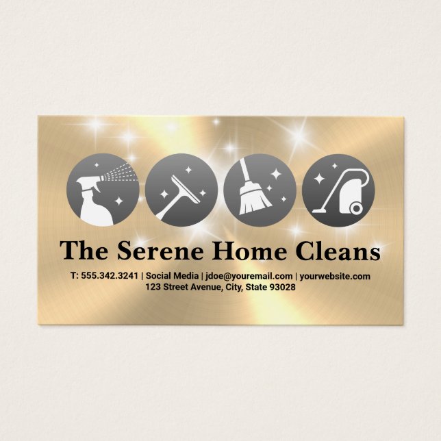 Ícones de limpeza | Faíscas (Frente)