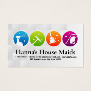 Ícones dos Serviços de Limpeza   Maid