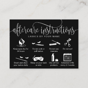 Ícones modernos de extensões de pestanas do cartão