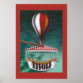 Iconic Vintage Tivoli Amusement Park Poster