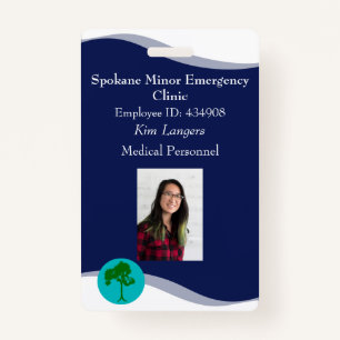 ID Crachá Lanyard Negócios ou Médicos