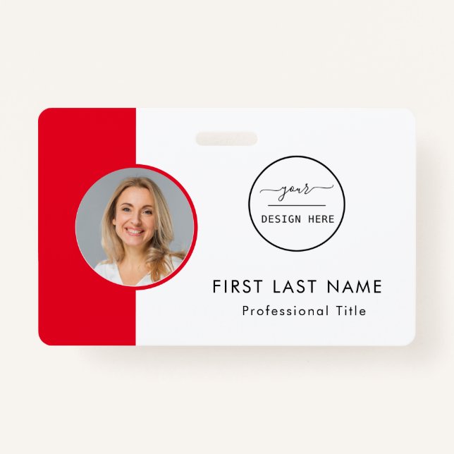 ID do Funcionarios do Funcionário | Crachá para id (Frente)