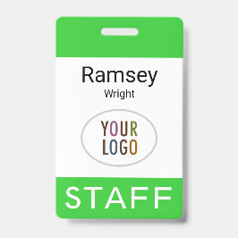 ID do Funcionarios Nome Crachá Clipe do rolo do ve