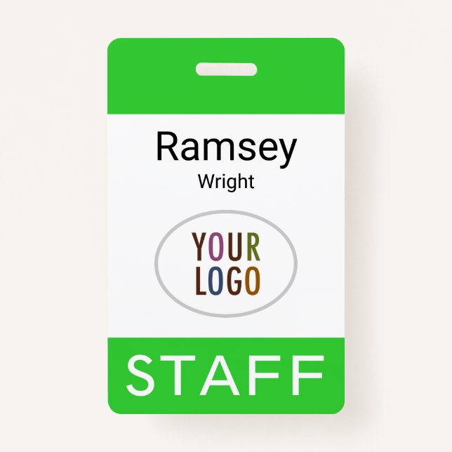 ID do Funcionarios Nome Crachá Clipe do rolo do ve (Frente)